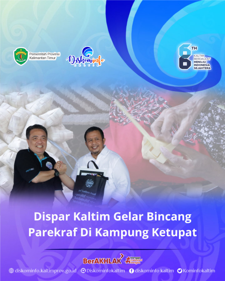 Dispar Kaltim Gelar Bincang Parekraf Di Kampung Ketupat