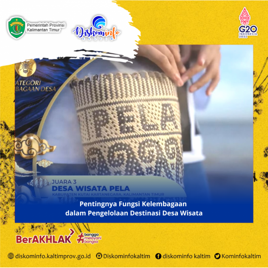 Pentingnya Fungsi Kelembagaan dalam Pengelolaan Destinasi Desa Wisata