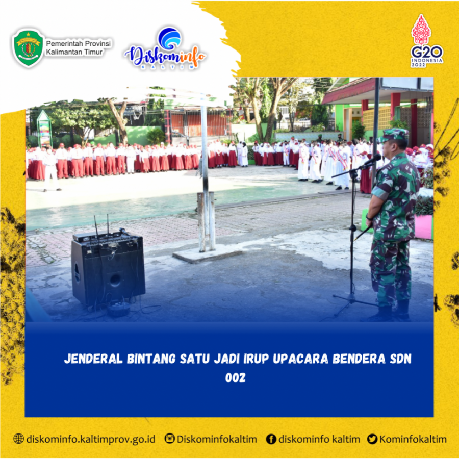 Jenderal Bintang Satu Jadi Irup Upacara Bendera SDN 002