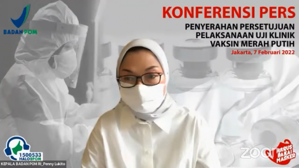 BPOM Beri Lampu Hijau Uji Klinik Vaksin Merah Putih, Izin Penggunaan Ditargetkan Juli 2022