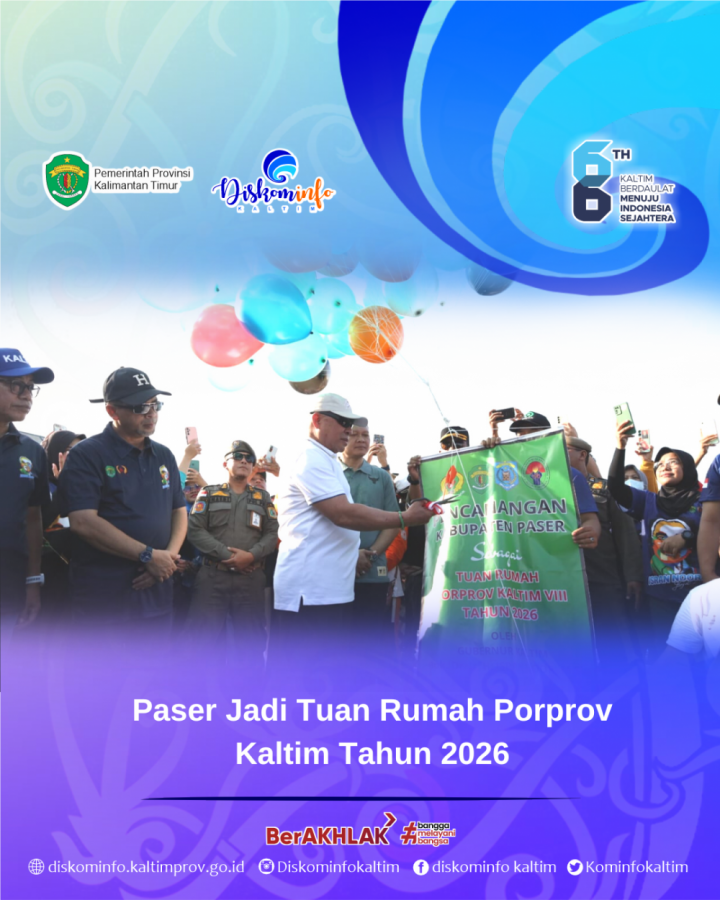 Paser Jadi Tuan Rumah Porprov Kaltim Tahun 2026