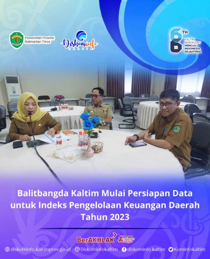 Balitbangda Kaltim Mulai Persiapan Data untuk Indeks Pengelolaan Keuangan Daerah Tahun 2023