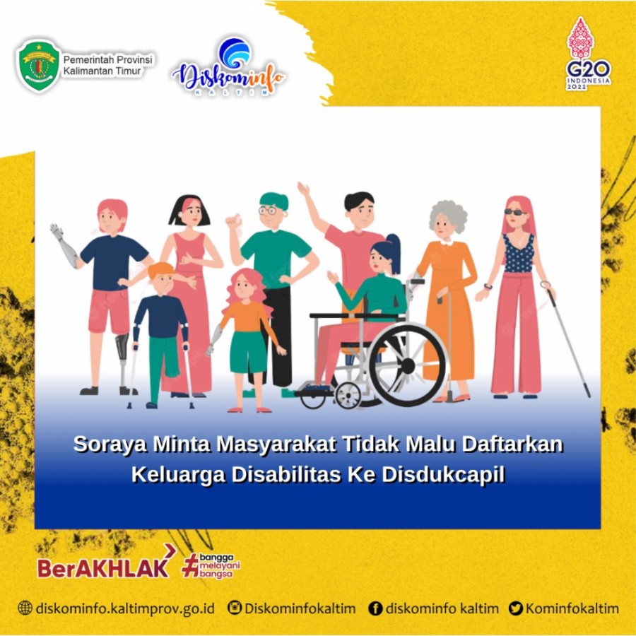 Soraya Minta Masyarakat Tidak Malu Daftarkan Keluarga Disabilitas Ke Disdukcapil