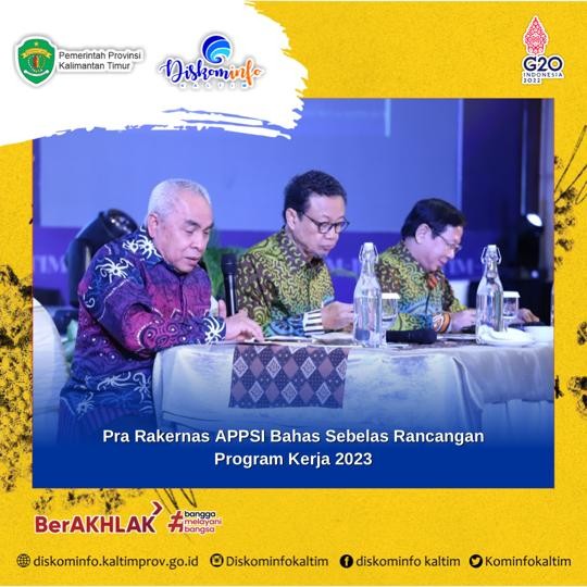 Pra Rakernas APPSI Bahas Sebelas Rancangan Program Kerja 2023