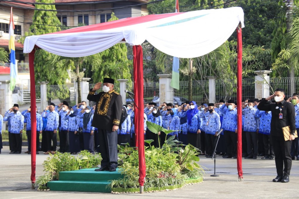 Jadi Irup Hari Bhakti PU, Gubernur Bacakan Sambutan Menteri