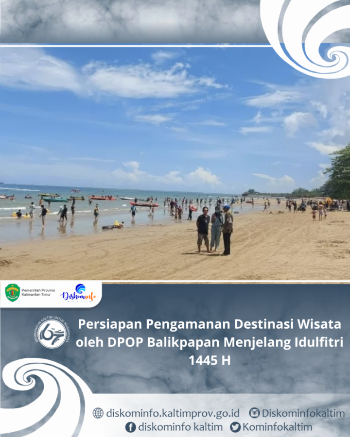 Persiapan Pengamanan Destinasi Wisata oleh DPOP Balikpapan Menjelang Idulfitri 1445 H