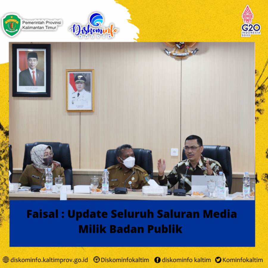 Faisal : Update Seluruh Saluran Media Milik Badan Publik