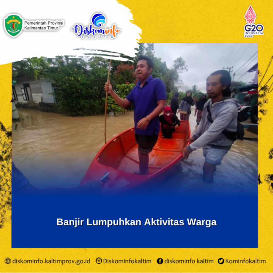 Banjir Lumpuhkan Aktivitas Warga