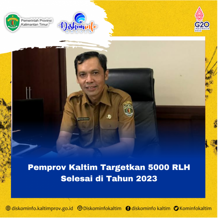 Pemprov Kaltim Targetkan 5000 RLH Selesai dI Tahun 2023