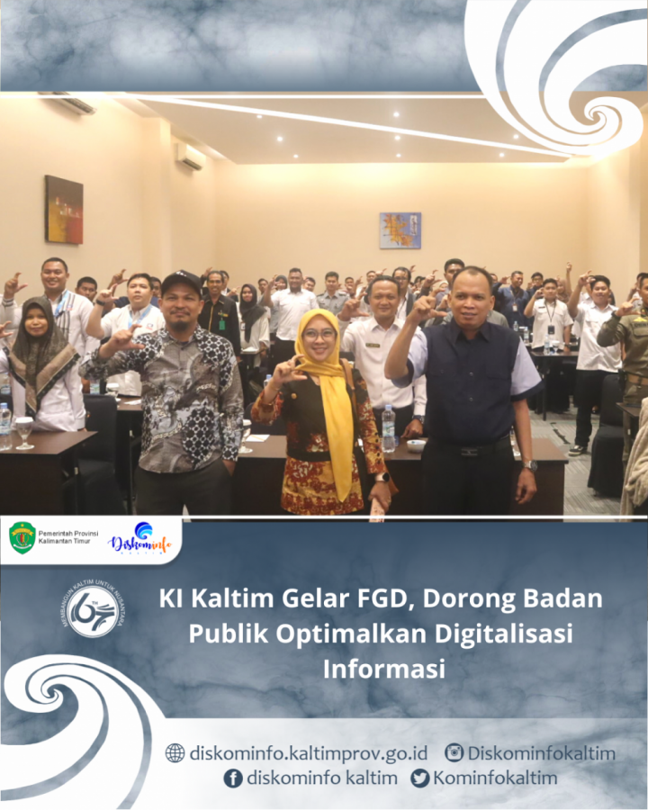 KI Kaltim Gelar FGD, Dorong Badan Publik Optimalkan Digitalisasi Informasi