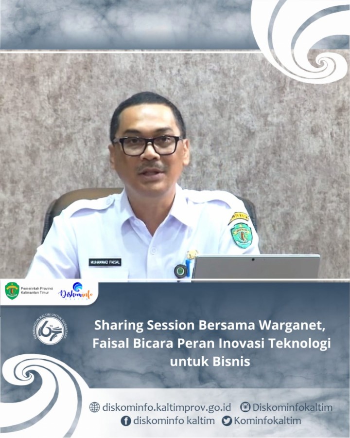 Sharing Session Bersama Warganet, Faisal Bicara Peran Inovasi Teknologi untuk Bisnis