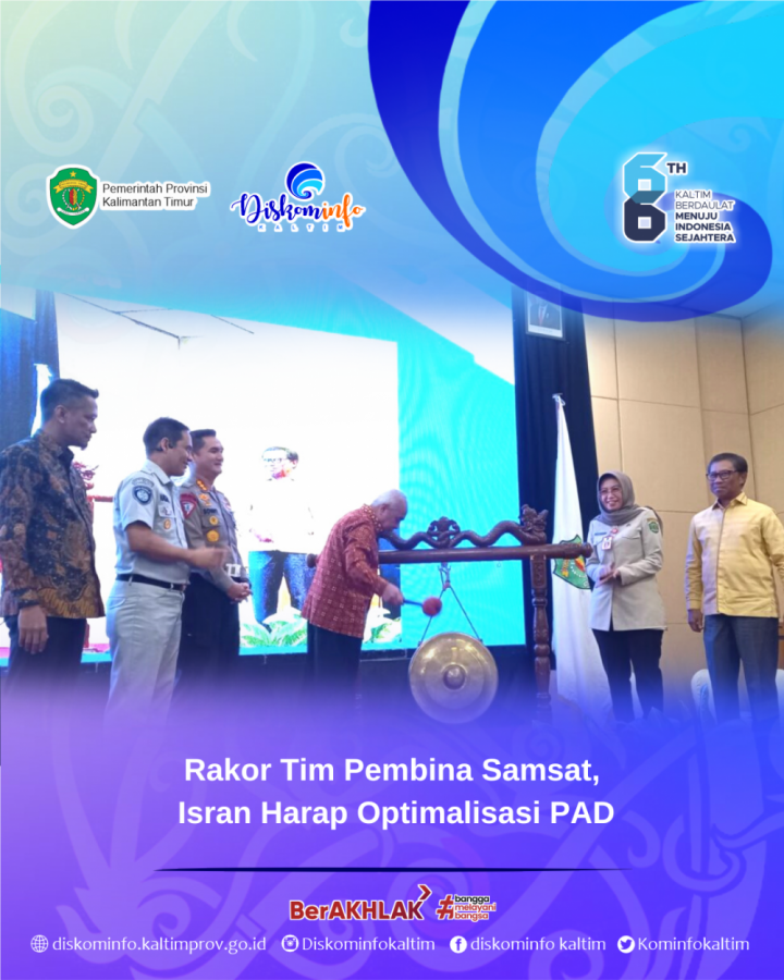 Rakor Tim Pembina Samsat, Isran Harap Optimalisasi PAD