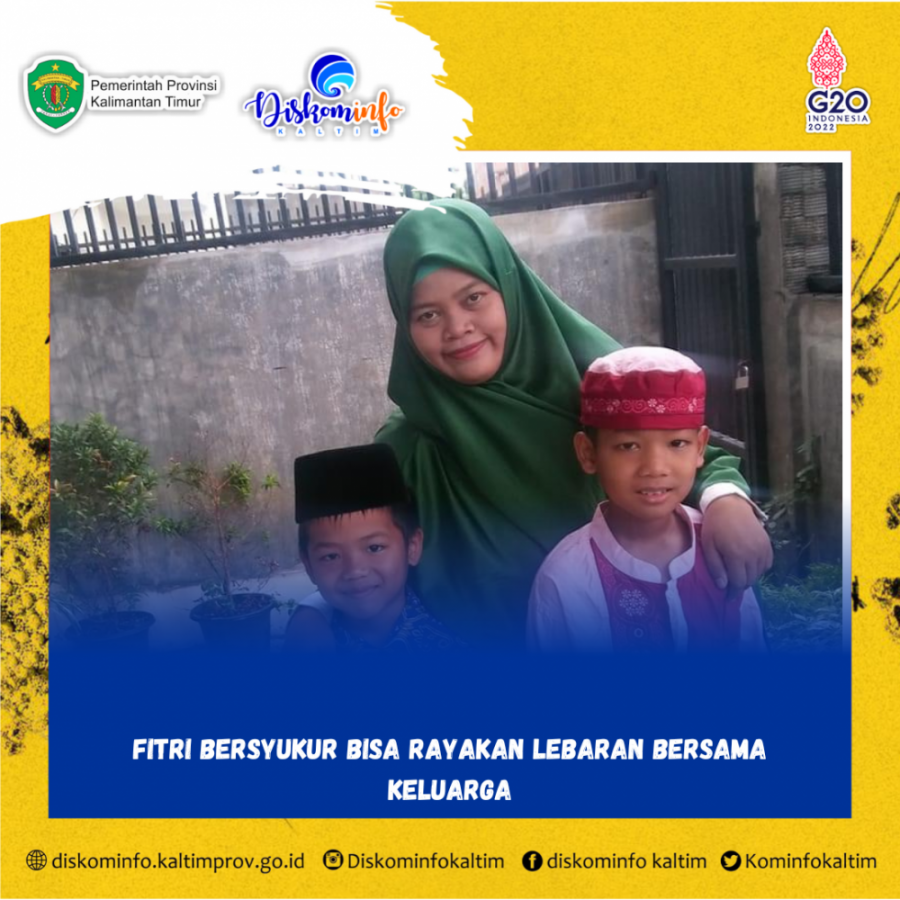 Fitri Bersyukur Bisa Rayakan Lebaran Bersama Keluarga