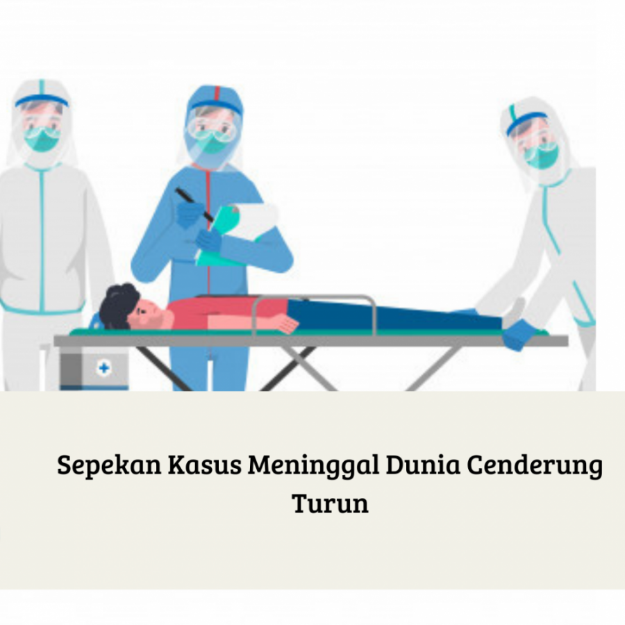 Kasus Meninggal Cenderung Turun Dalam Sepekan