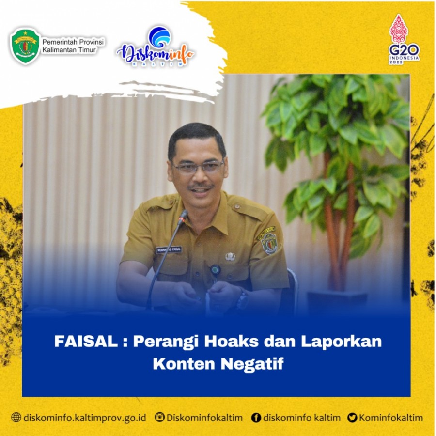 Faisal : Perangi Hoaks dan Laporkan Konten Negatif