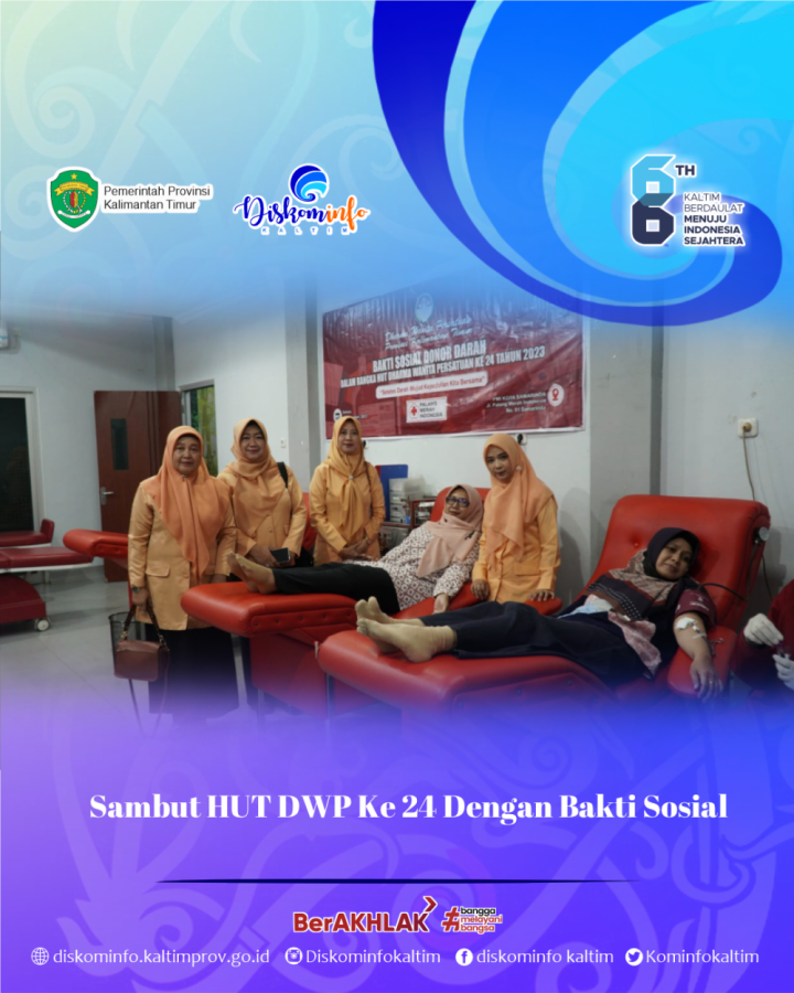 Sambut HUT DWP Ke 24 Dengan Bakti Sosial