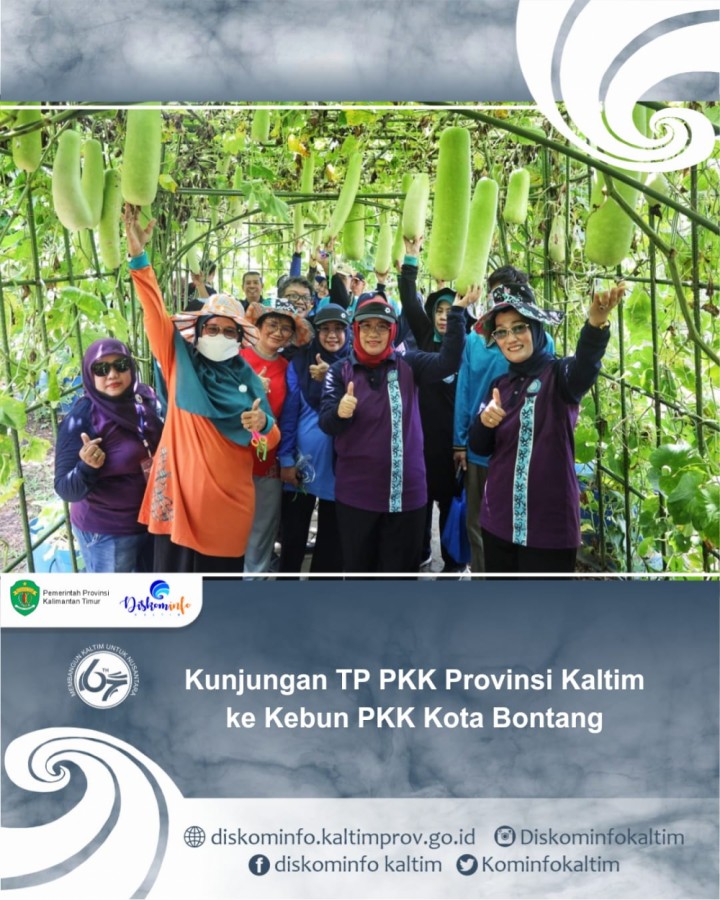 Kunjungan TP PKK Provinsi Kaltim ke Kebun PKK Kota Bontang