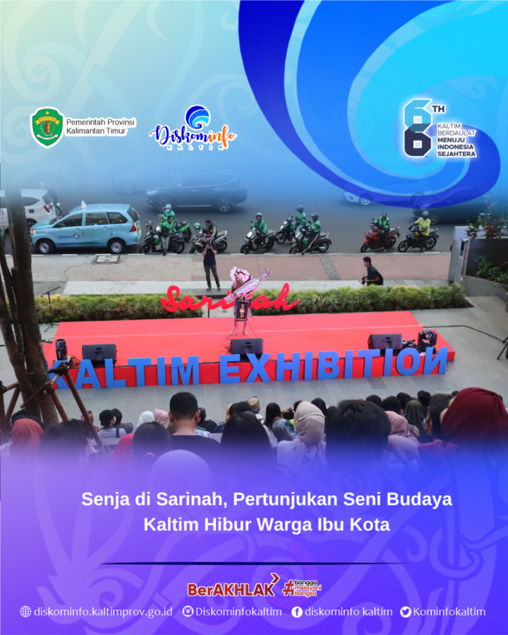 Senja di Sarinah, Pertunjukan Seni Budaya Kaltim Hibur Warga Ibu Kota