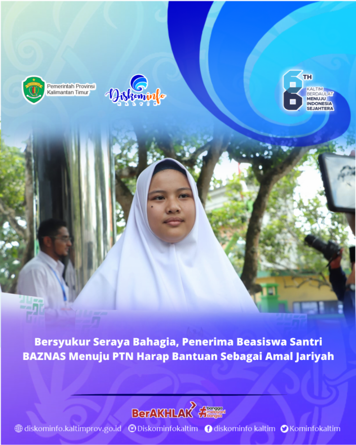 Bersyukur Seraya Bahagia, Penerima Beasiswa Santri BAZNAS Menuju PTN Harap Bantuan Sebagai Amal Jariyah