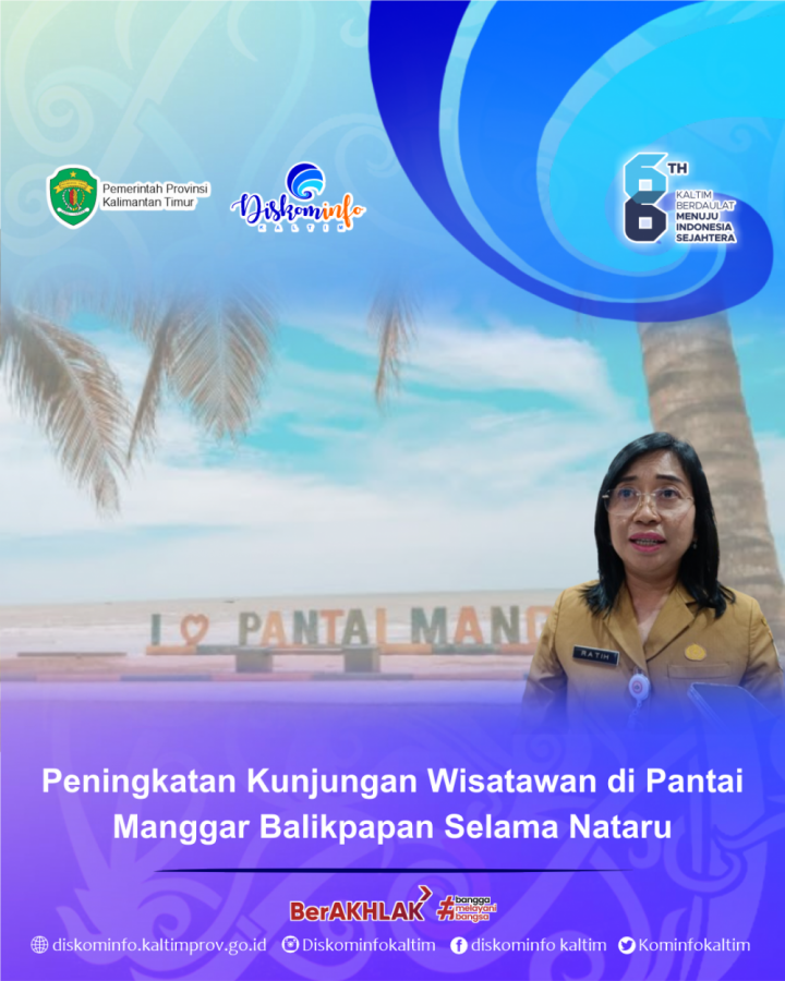 Peningkatan Kunjungan Wisatawan di Pantai Manggar Balikpapan Selama Nataru