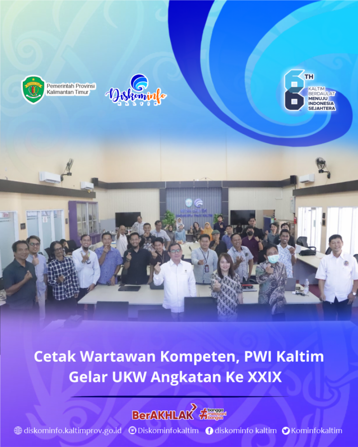 Cetak Wartawan Kompeten, PWI Kaltim Gelar UKW Angkatan Ke XXIX