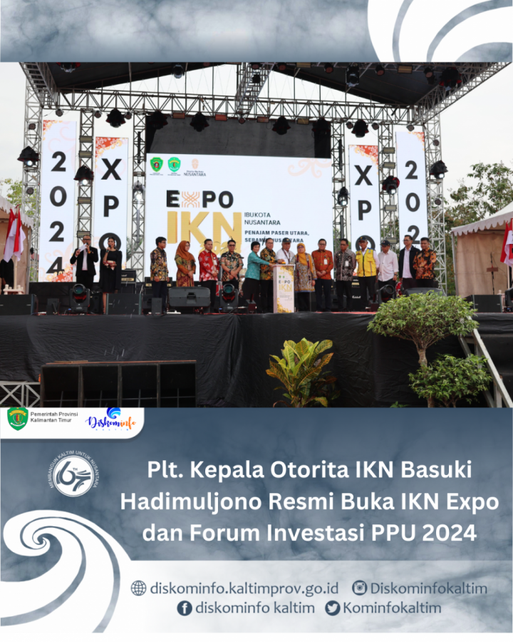 Plt. Kepala Otorita IKN Basuki Hadimuljono Resmi Buka IKN Expo dan Forum Investasi PPU 2024