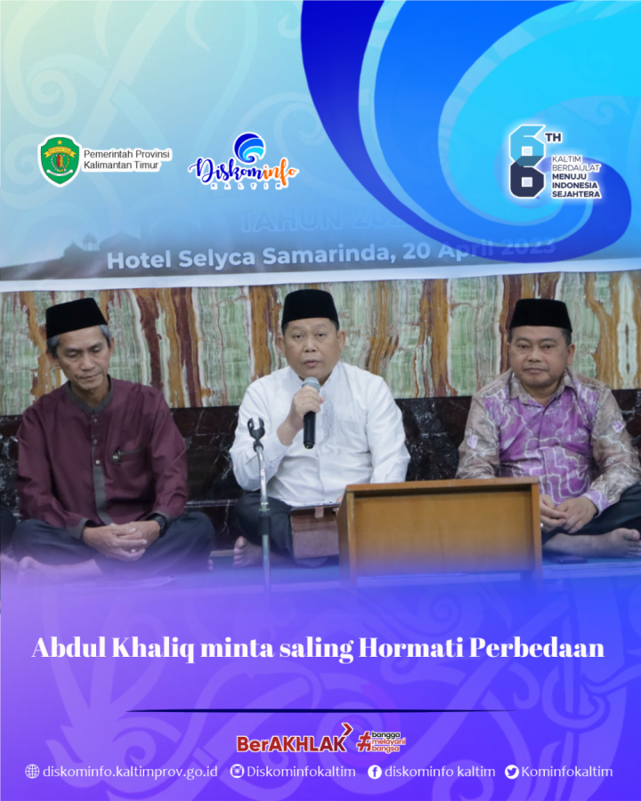 Abdul Khaliq minta saling Hormati Perbedaan 