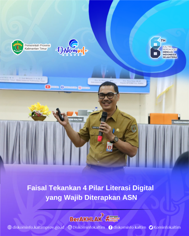 Faisal Tekankan 4 Pilar Literasi Digital yang Wajib Diterapkan ASN