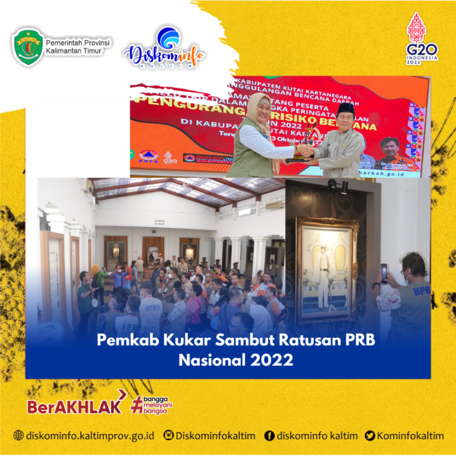 Pemkab Kukar Sambut Ratusan PRB Nasional 2022