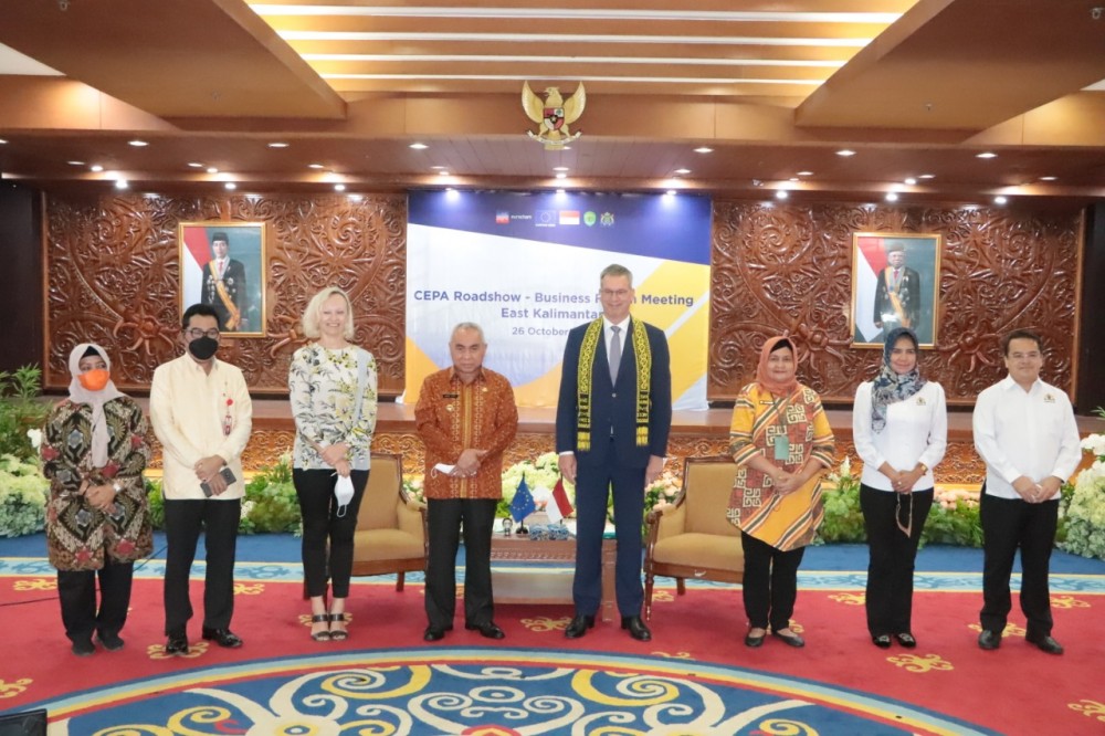 Dubes Uni Europa Untuk Indonesia & Brunei Darussalam  Vincent Bahas Peluang Perdagangan dan Investasi di Kaltim