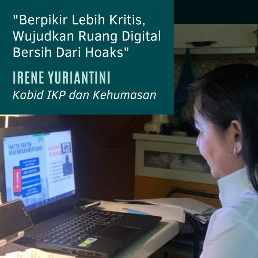 Berpikir Lebih Kritis, Wujudkan Ruang Digital Bersih Dari Hoaks