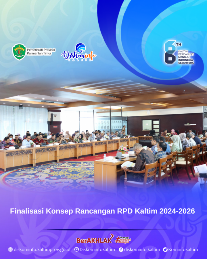 Finalisasi Konsep Rancangan RPD Kaltim 2024-2026