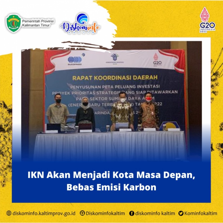 IKN Akan Menjadi Kota Masa Depan, Bebas Emisi Karbon