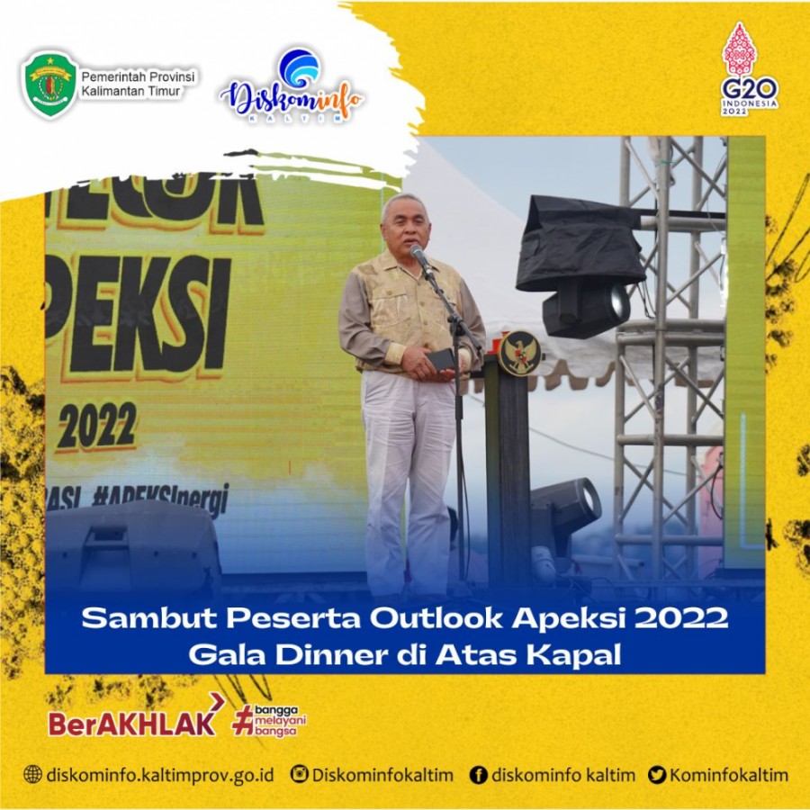 Sambut Peserta Outlook Apeksi 2022 Gala Dinner di Atas Kapal