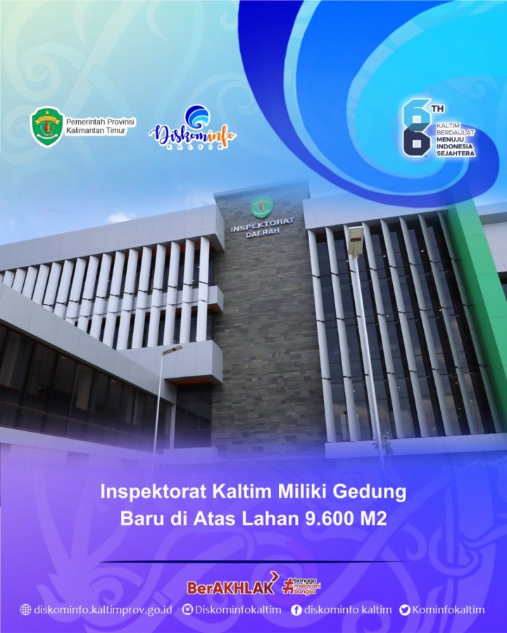 Inspektorat Kaltim Miliki Gedung Baru di Atas Lahan 9.600 M2