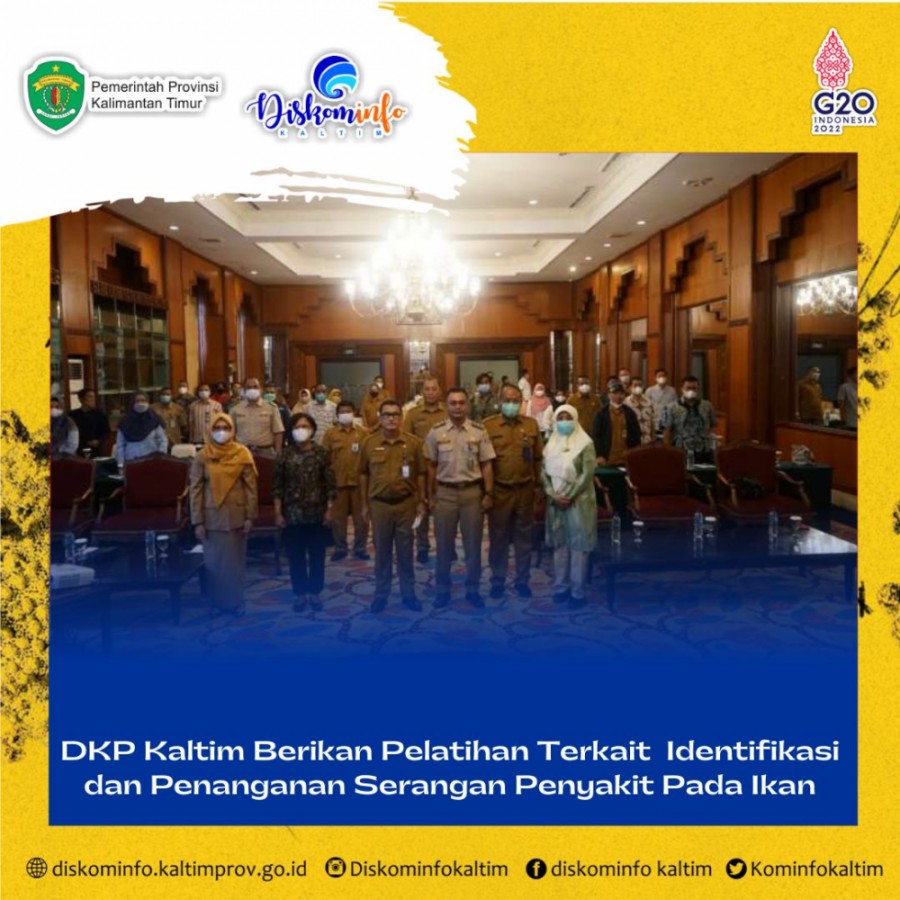 DKP Kaltim Berikan Pelatihan Terkait  Identifikasi dan Penanganan Serangan Penyakit Pada Ikan