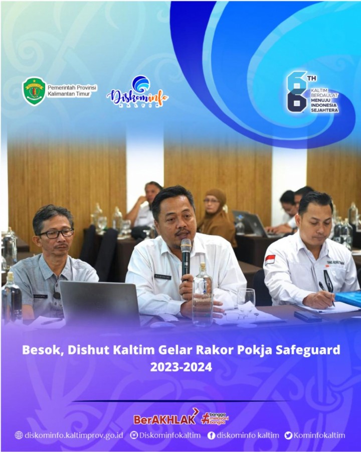 Besok, Dishut Kaltim Gelar Rakor Pokja Safeguard 2023-2024