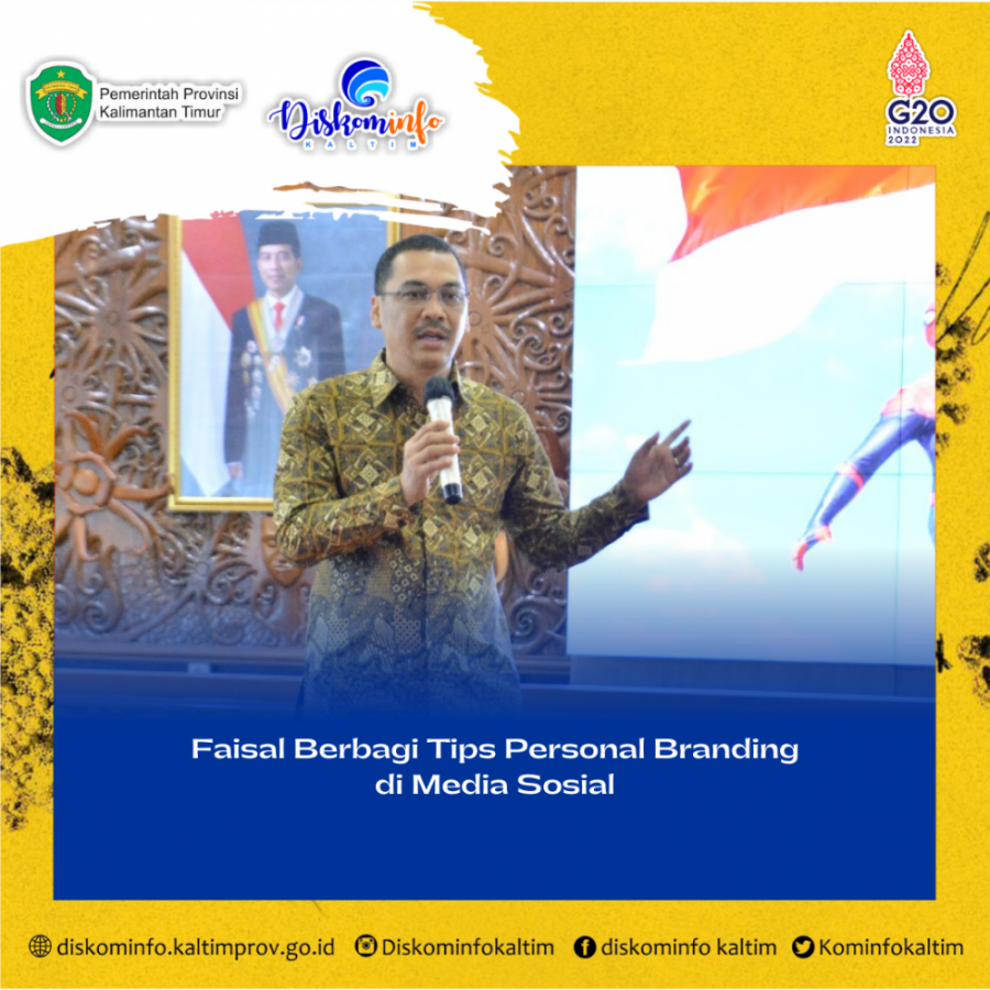 Faisal Berbagi Tips Personal Branding di Media Sosial 