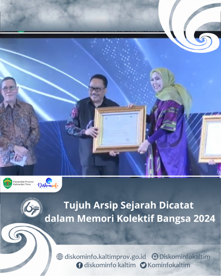 Tujuh Arsip Sejarah Dicatat dalam Memori Kolektif Bangsa 2024