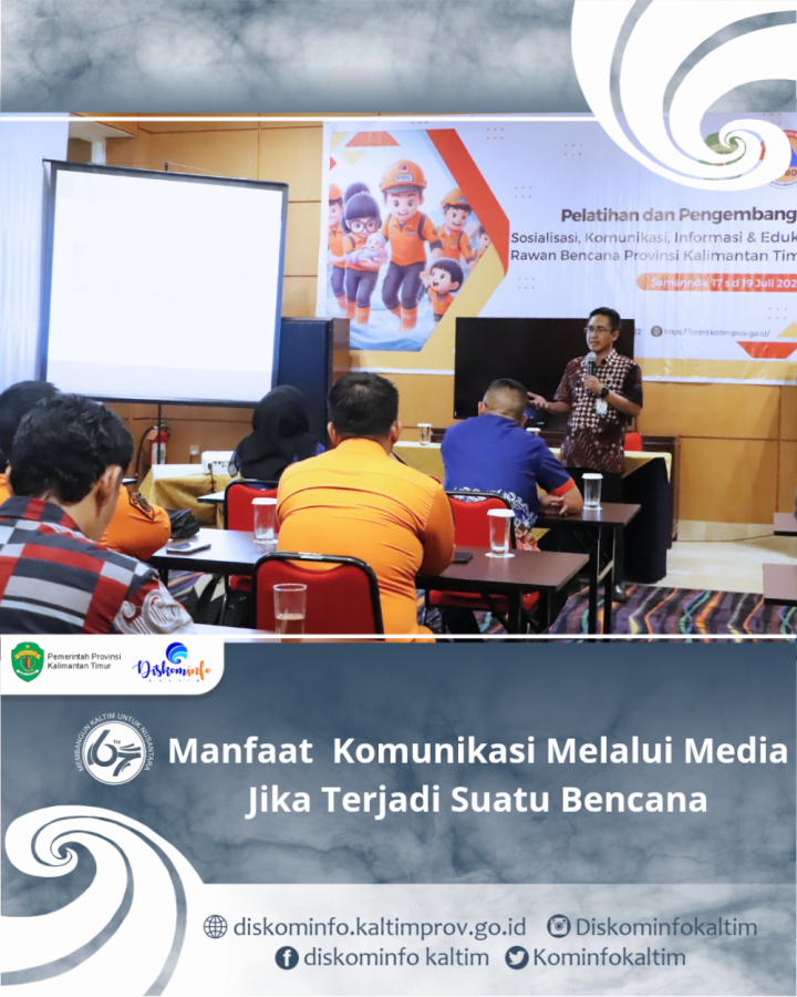 Manfaat  Komunikasi Melalui Media Jika Terjadi Suatu Bencana