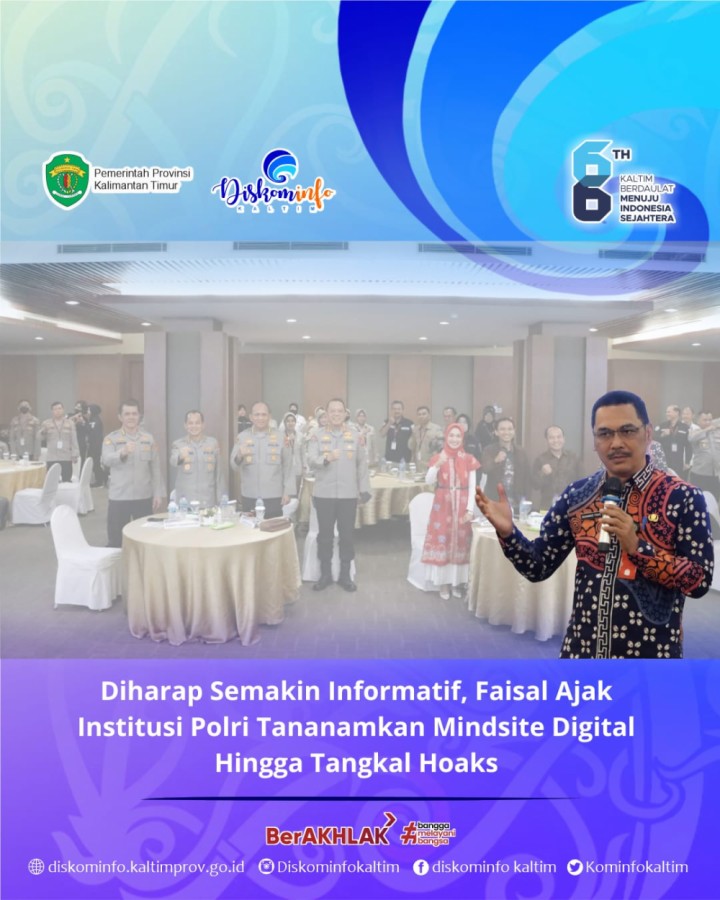 Diharap Semakin Informatif, Faisal Ajak Institusi Polri Tananamkan Mindsite Digital Hingga Tangkal Hoaks