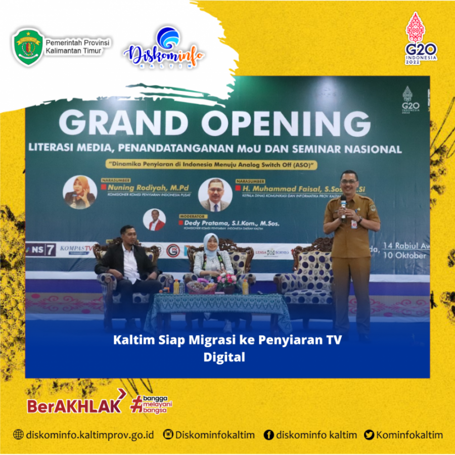 Kaltim Siap Migrasi ke Penyiaran TV Digital