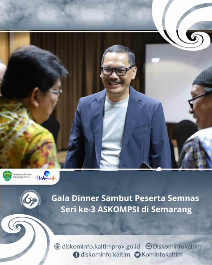 Gala Dinner Sambut Peserta Semnas Seri ke-3 ASKOMPSI di Semarang