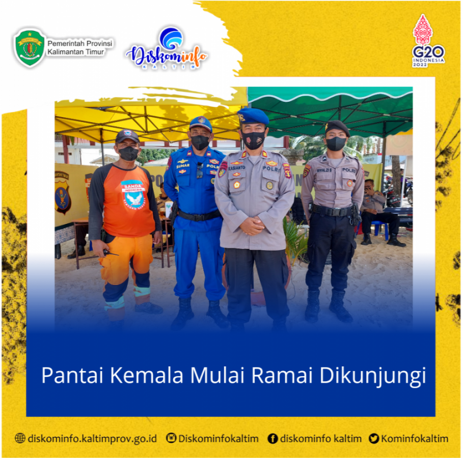 Pantai Kemala Mulai Ramai Dikunjungi