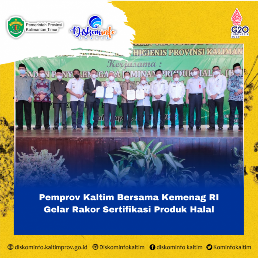 Pemprov Kaltim Bersama Kemenag RI Gelar Rakor Setifikasi Produk Halal