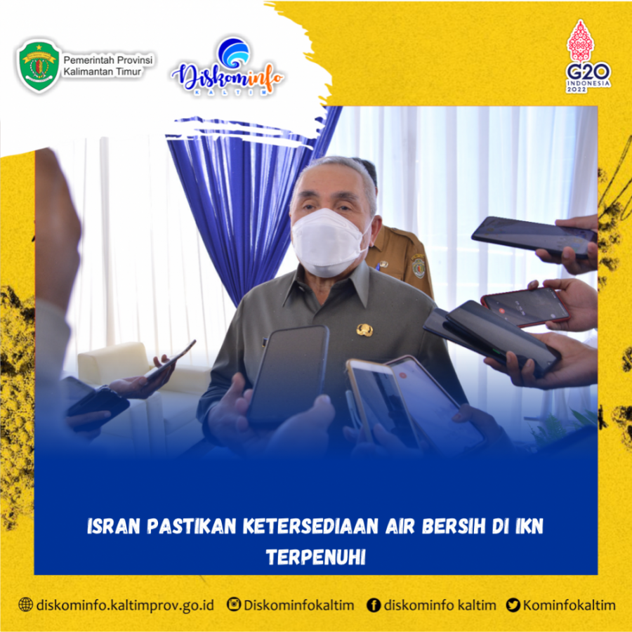 Isran Pastikan Ketersediaan Air Bersih Di IKN Terpenuhi