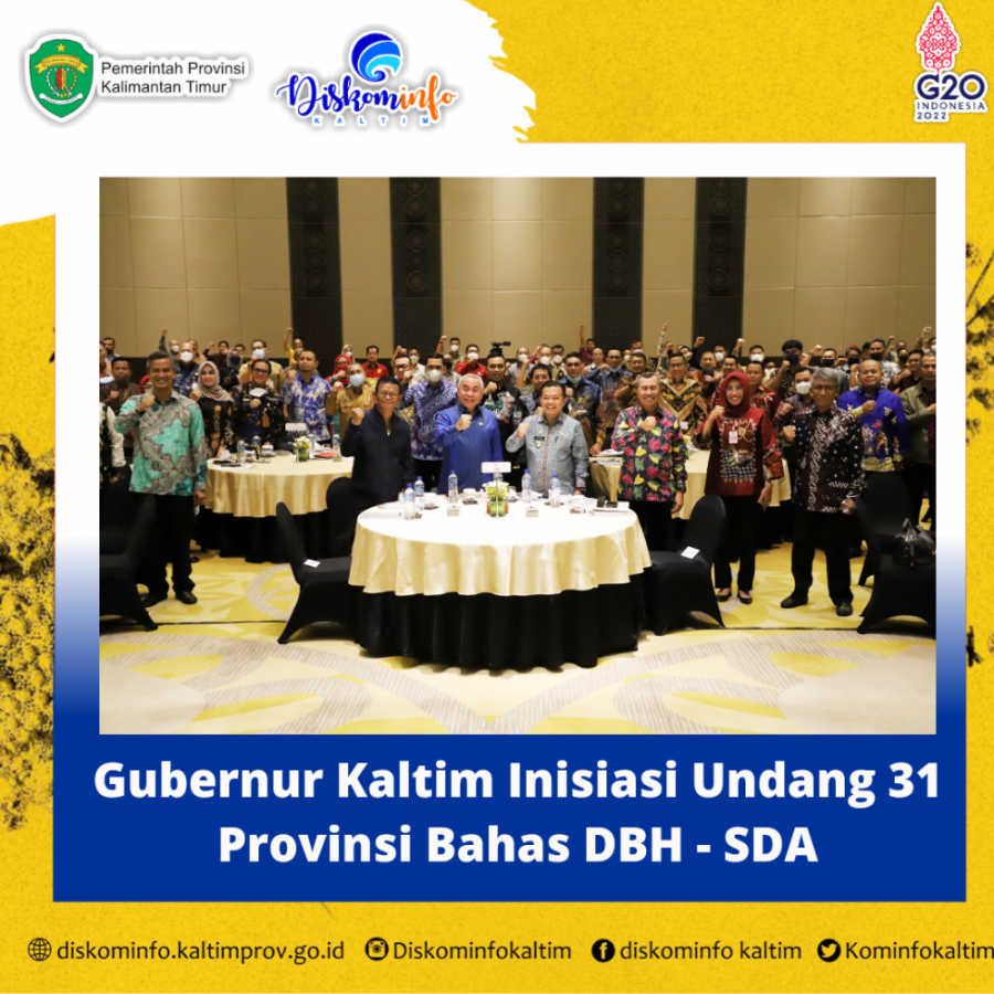 Gubernur Kaltim Inisiasi Undang 31 Provinsi Bahas DBH - SDA