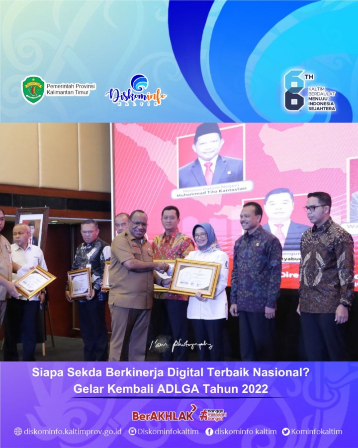 Siapa Sekda Berkinerja Digital Terbaik Nasional? Gelar Kembali ADLGA Tahun 2022