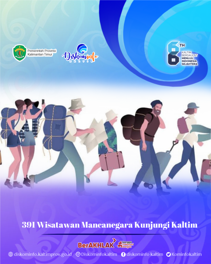 391 Wisatawan Mancanegara Kunjungi Kaltim