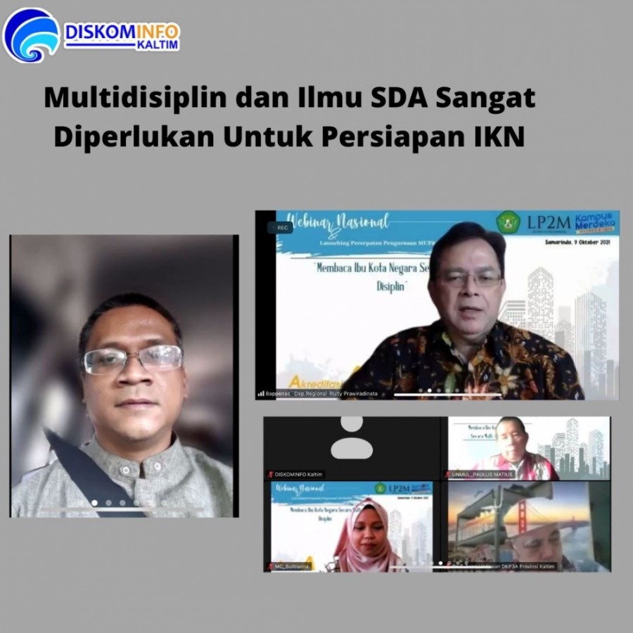 Multidisiplin dan Ilmu SDA Sangat Diperlukan Untuk Persiapan IKN